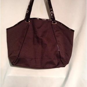 BLACK LANCOMB TOTE SHOPPER